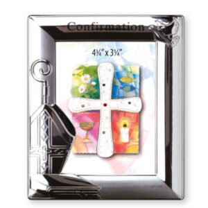 Metal Confirmation Photo Frame - Symbolic