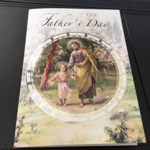 Father's Day Triduum Card - Gold