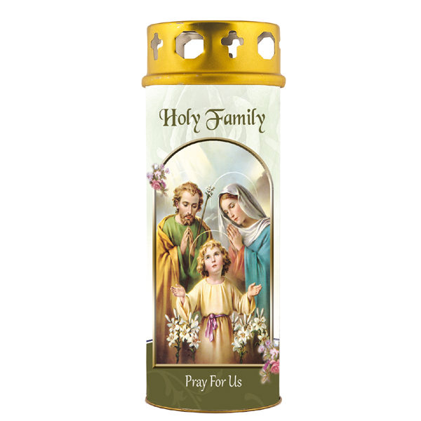 Holy Family Windproof Candle 6.5" (5 Pack)