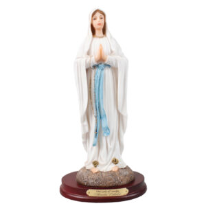 Our Lady of Lourdes Florentine 8" Resin Statue
