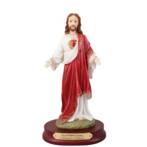 Sacred Heart of Jesus Florentine 8" Resin Statue