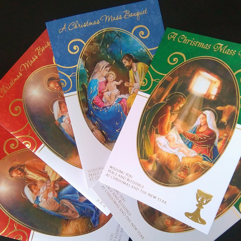 Christmas Mass Cards Set 1 - Pack of 5