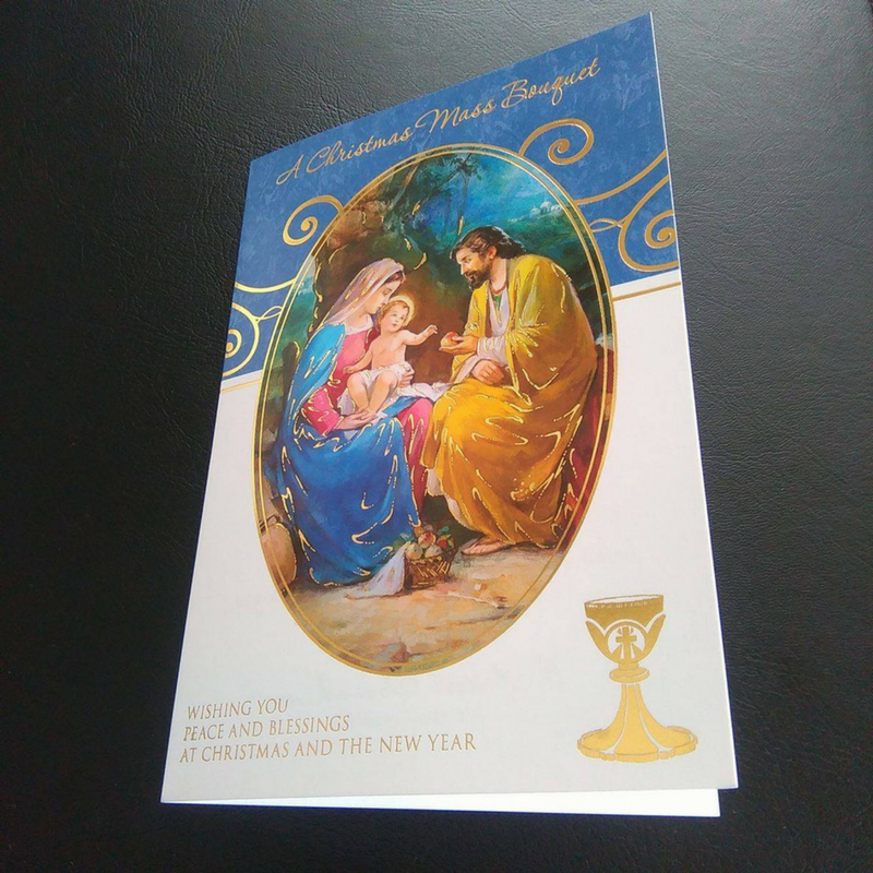 Christmas Mass Cards Set 1 - Pack of 5 - Image 2
