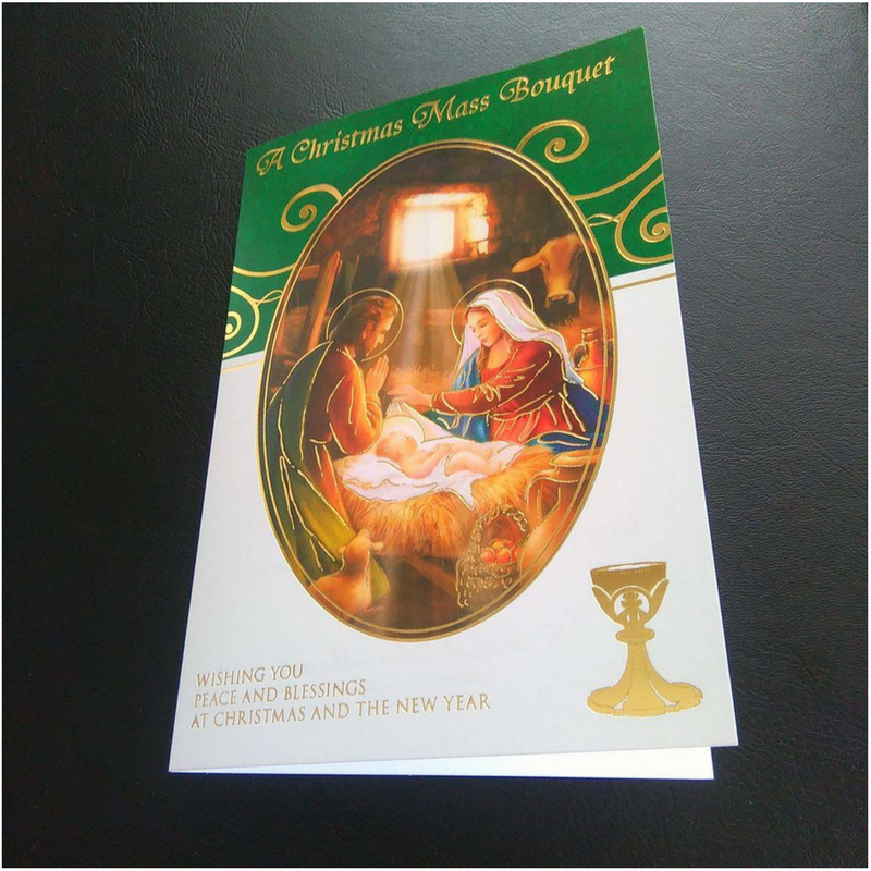 Christmas Mass Cards Set 1 - Pack of 5 - Image 4