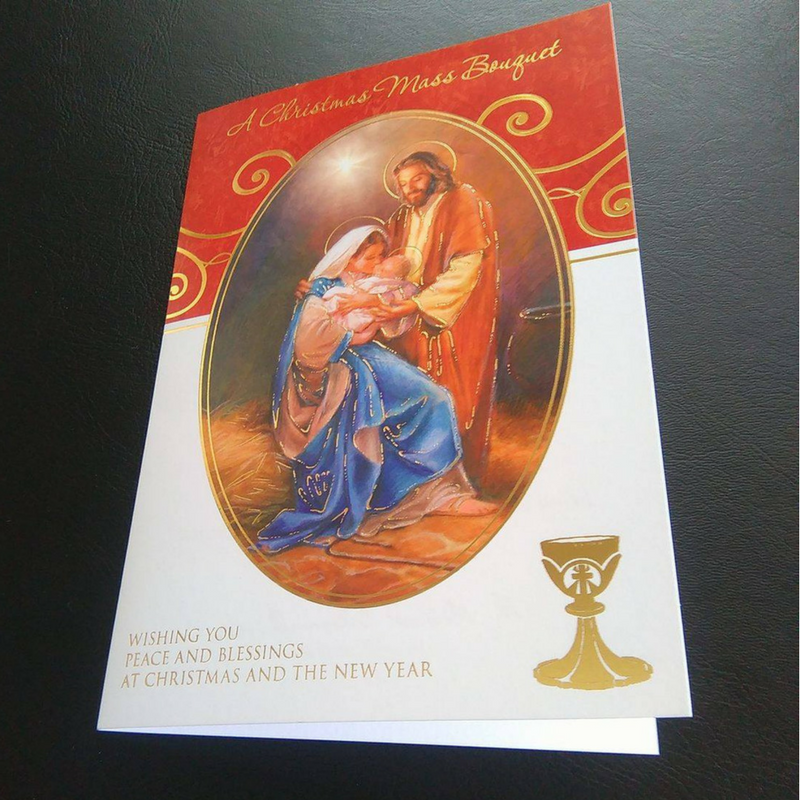 Christmas Mass Cards Set 1 - Pack of 5 - Image 3