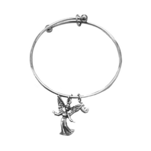 Silver Plated Guardian Angel Bracelet