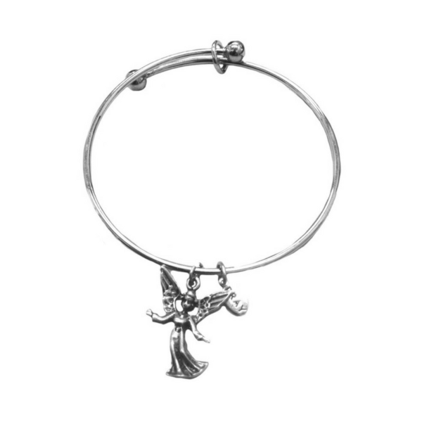 Silver Plated Guardian Angel Bracelet