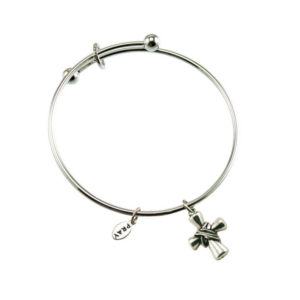 Silver Plated Cross Bracelet