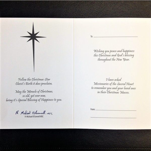 Christmas Mass Bouquet Card - Image 2