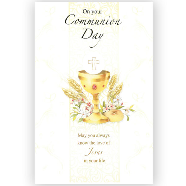 Communion Mass Card