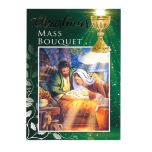 Christmas Mass Bouquet Card