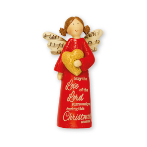 4” Resin Message Angel -Love of the Lord
