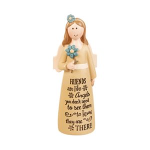 4" resin angel, friends are like angels