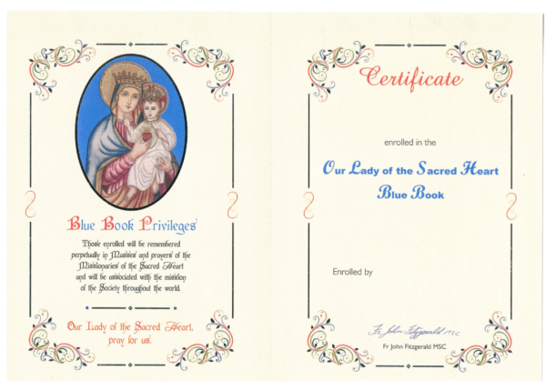 Our Lady of the Sacred Heart Blue Book - Image 4