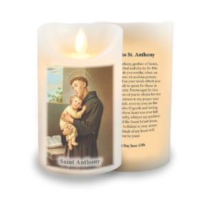 LED Candle St.Anthony