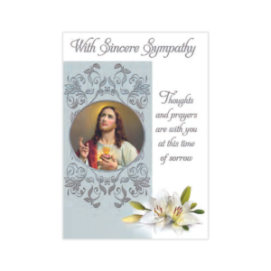Religious Sympathy Mass Card