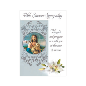Religious Sympathy Mass Card